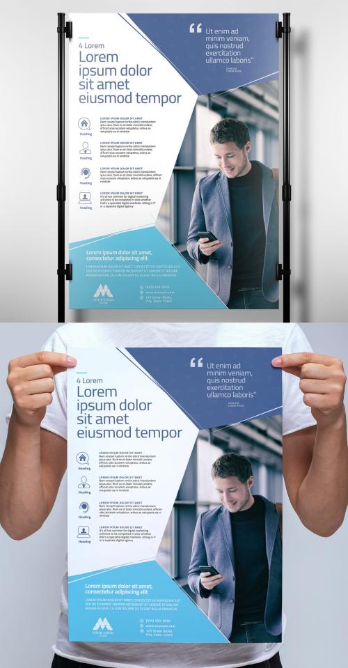 Adobe Stock - Business Poster Banner with Modern Corporate Style - 366987367