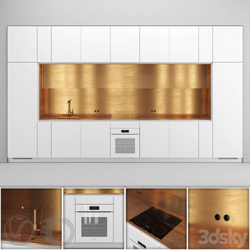 Direct NEL kitchen with brass