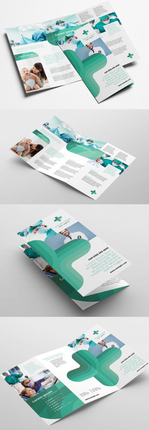 Adobe Stock - Modern Hospital Trifold Brochure for Medical Services - 367847513