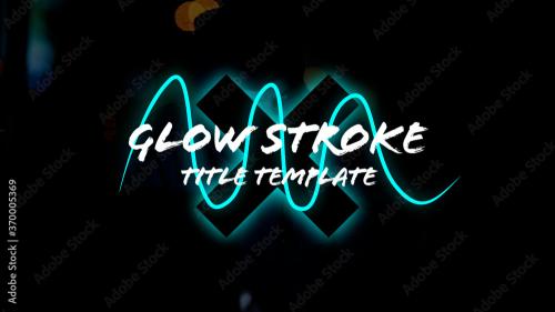 Adobe Stock - Glow Stroke Title - 370005369
