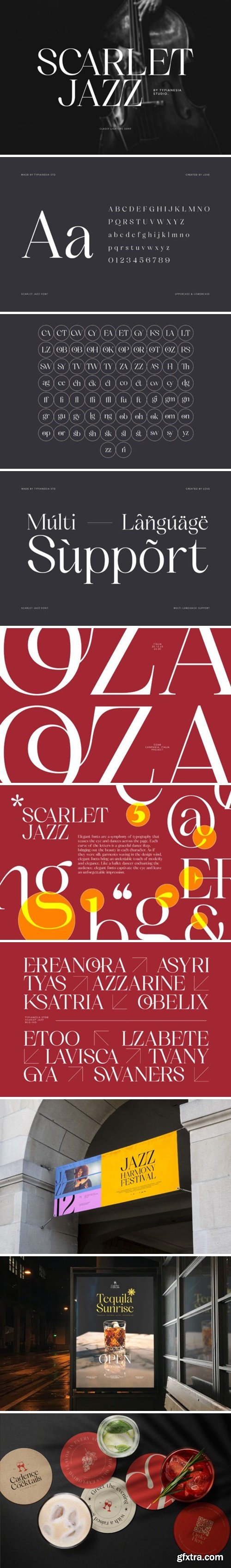 Scarlet Jazz Font