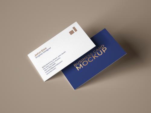 Adobe Stock - Premium Business Card Mockup - 370836017