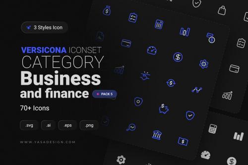 VERSICONA - Business & Finance Icon Set v5