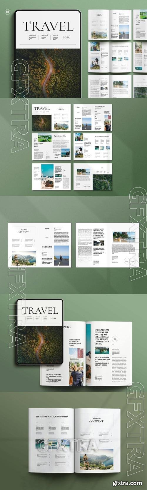 Travel Magazine Template UD97UXC