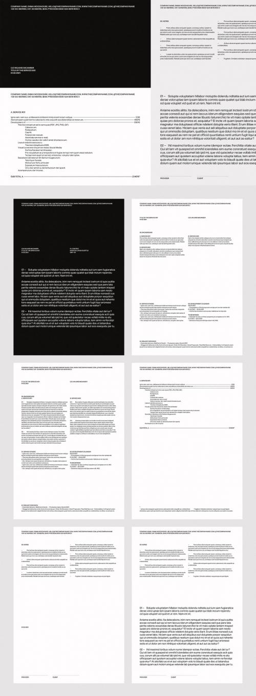 Adobe Stock - Minimal Business Proposal and Quotation Layout - 372767325