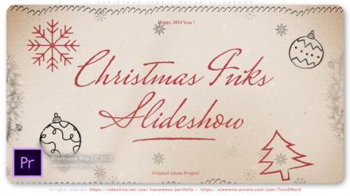 Videohive - Christmas Inks - Retro Slideshow - 50195945