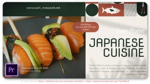 Videohive - Japanese Cuisine - Asian Kitchen Promo - 50195951