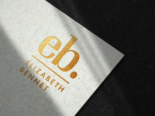 Adobe Stock - Luxury Gold Logo Mockup on Recycled Paper - 373761347
