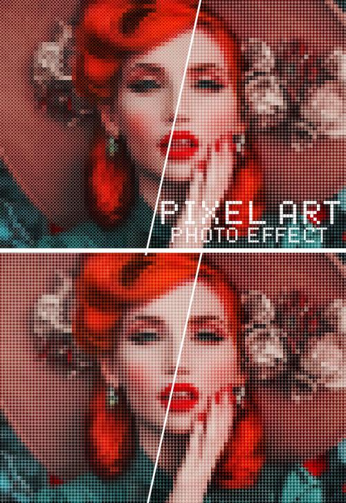Adobe Stock - Pixel Art Photo Effect - 373980160
