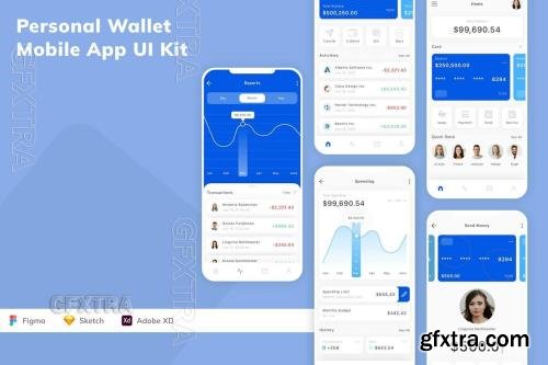 Personal Wallet Mobile App UI Kit 4WRGKP3