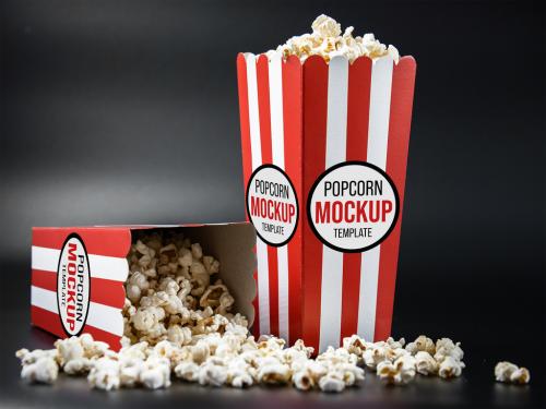 Adobe Stock - Popcorn Box Mockup - 374364948