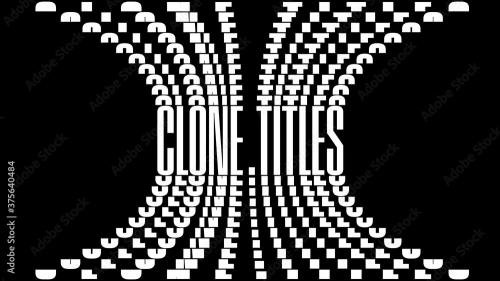 Adobe Stock - Kinetic Clone Titles - 375640484