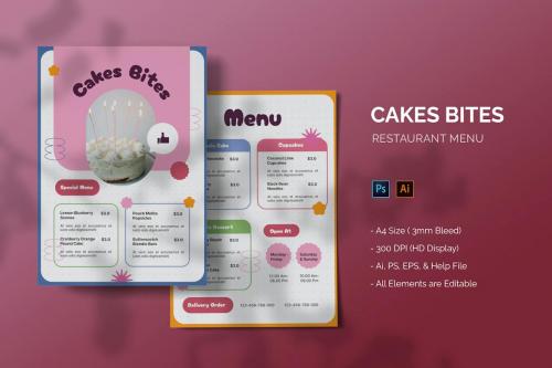 Cakes Bites - Restaurant Menu