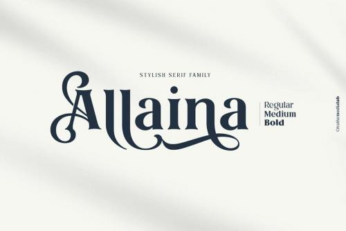 Allaina - Stylish Serif Family