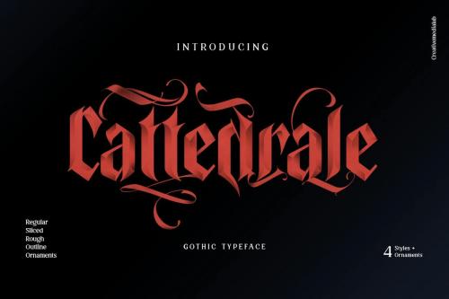 Cattedrale - Gothic Blackletter
