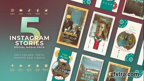 Videohive Chinese New Year Dragon Instagram Stories 50408252