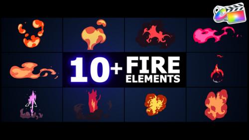 Videohive - Fire Elements | FCPX - 50288969