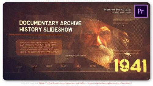 Videohive - Documentary Archive History Slideshow - 50299953