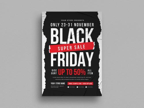 Adobe Stock - Black Friday Event Flyer - 378237775