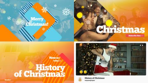 Videohive - Merry Christmas Broadcast Pack - 29601666