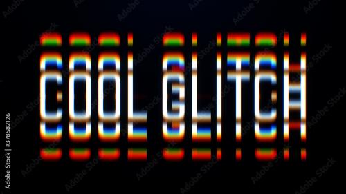 Adobe Stock - Cool Folding Glitch Titles - 378582126