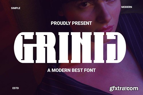 Grinij - Modern Best Font 4JXXVZY