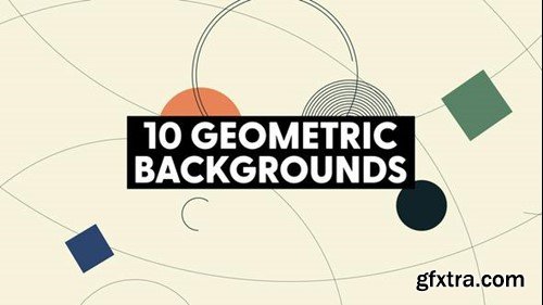 Videohive Geometric Retro Backgrounds 50410573