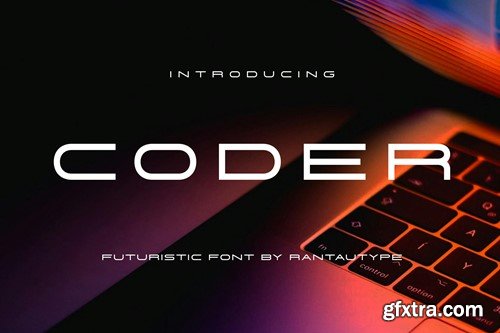 Coder Futuristic Font HGT29K7
