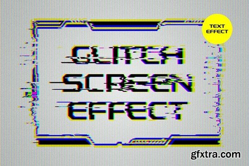 Glitch Screen Text & Logo Effect FJKWQDP