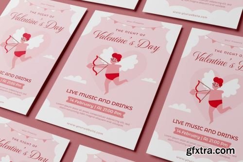 Valentines Day Flyer Design Pack 2 12xPSD