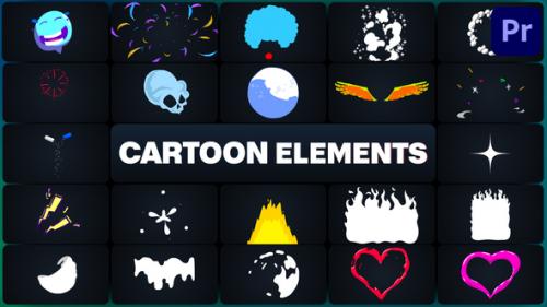 Videohive - Cartoon Elements for Premiere Pro - 50342746