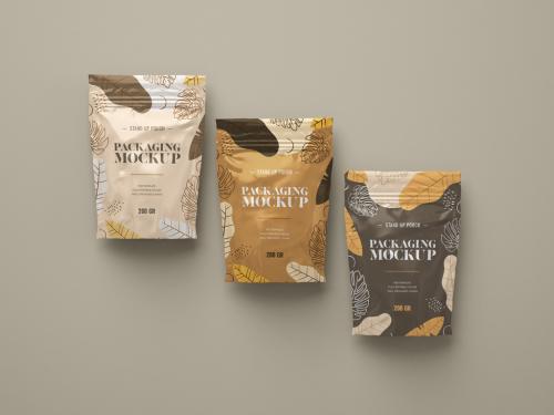 Adobe Stock - Stand Up Pouch Mockups - 380371972