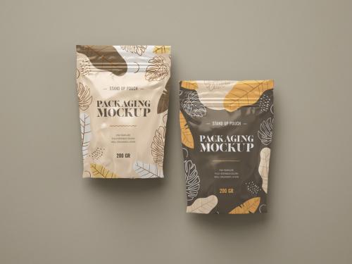 Adobe Stock - Stand Up Pouch Mockups - 380372088