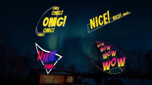Videohive - Comic Text Animations - 50357864