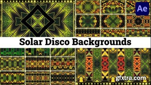 Videohive Solar Disco Backgrounds for After Effects 50381142