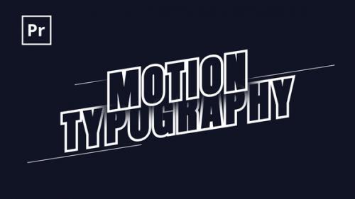 Videohive - Motion Typography for Premiere Pro - 50386146