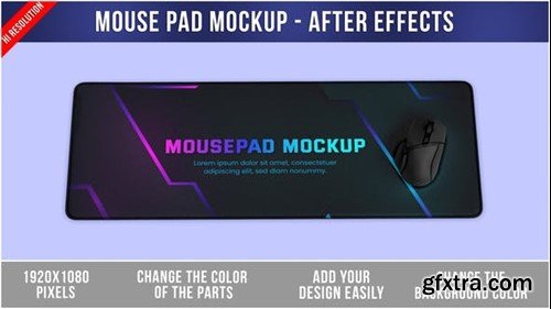 Videohive Mouse Pad Mockup 50418090