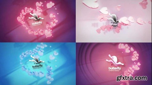Videohive Romantic Lovely Hearts 50437076