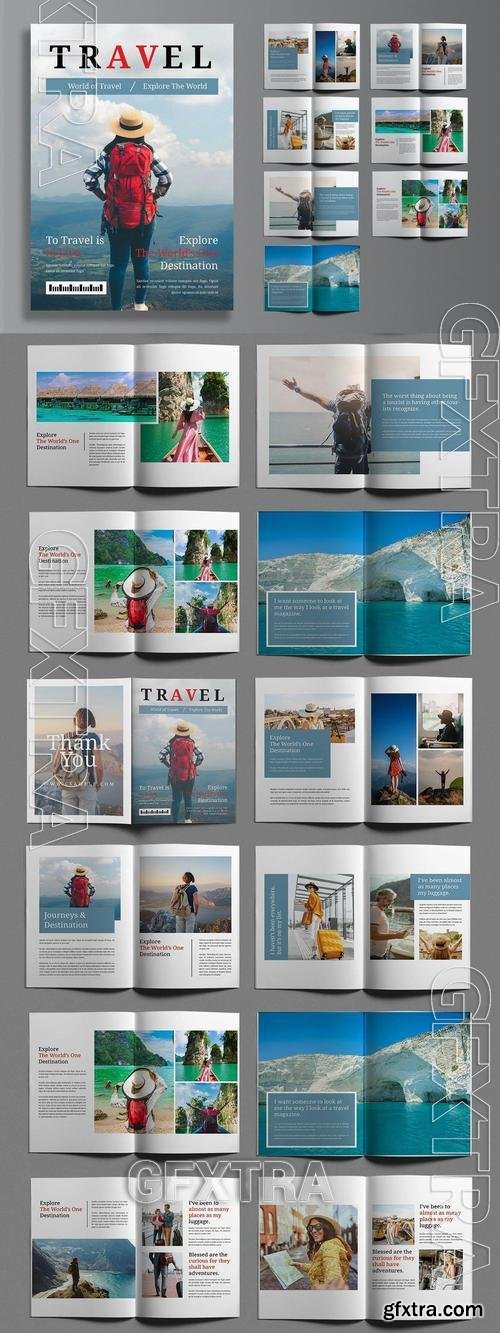 Travel Magazine Layout YAKY64W