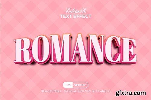 Romance Pink Text Effect Style UVX48SK