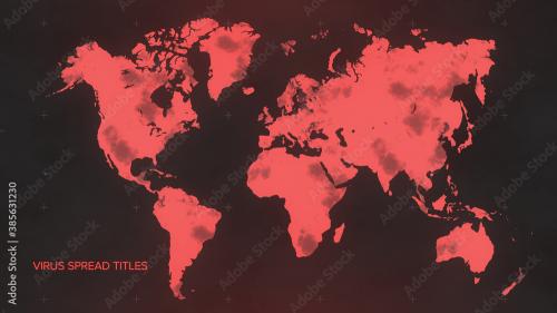 Adobe Stock - Virus Map Titles - 385631230