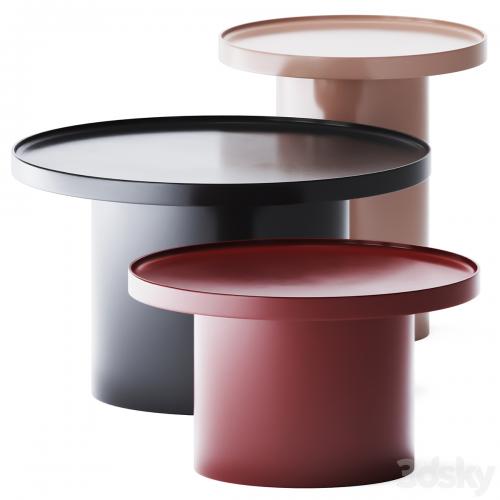 Metal Round Plateau Coffee Table by Bolia