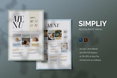 Simpliy - Restaurant Menu