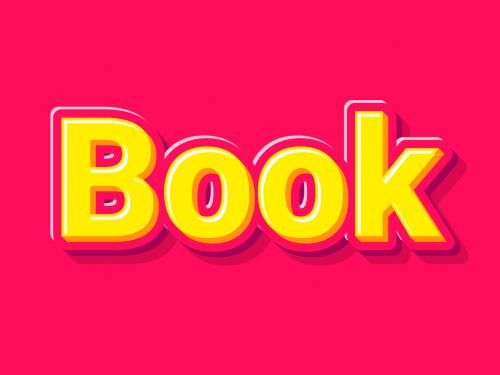 Adobe Stock - Modern 3D Book Title Text Effect - 388802670