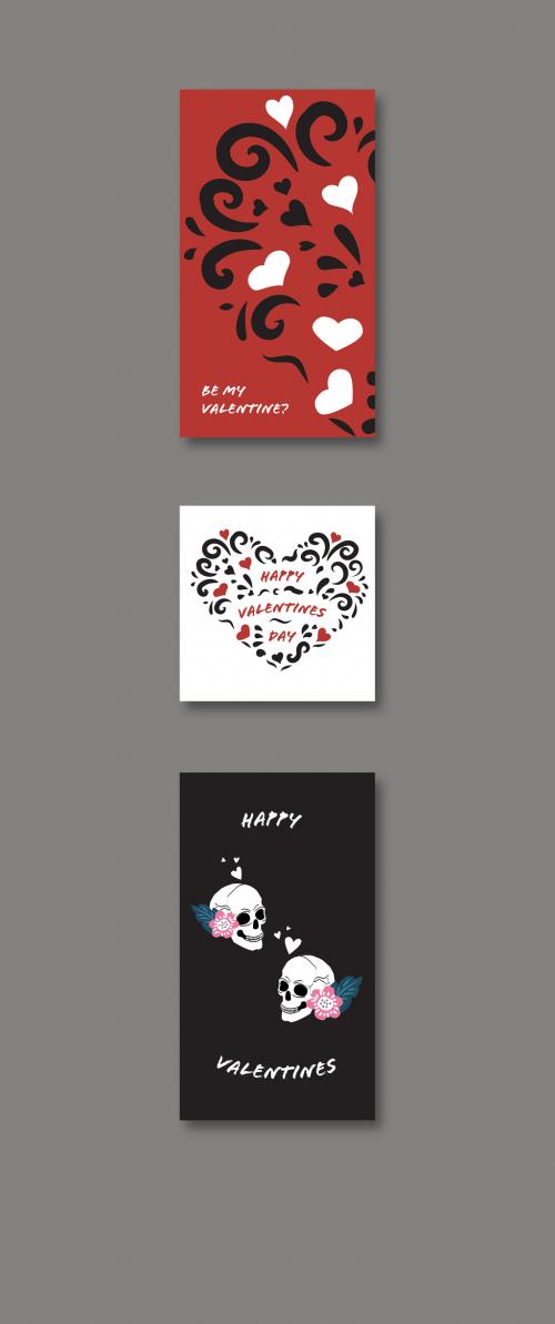 Adobe Stock - Valentine's Day Illustration Social Posts - 391622190