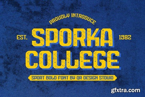 Sporka College - Sport Font MXU7LQH