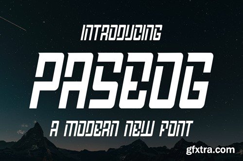 Paseog - a Popular Font 5XRVED6