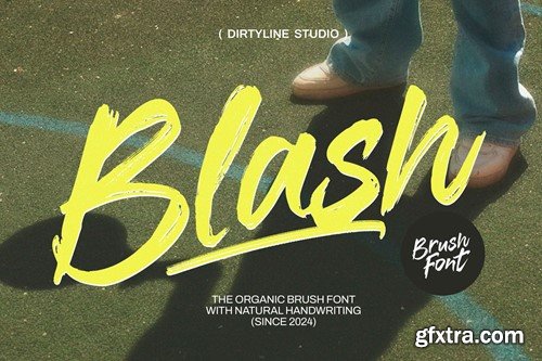 Dx Blash - Brush Font Lettering 4BZXKJ2