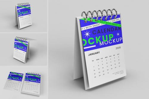 3 Table Calendar Mockup