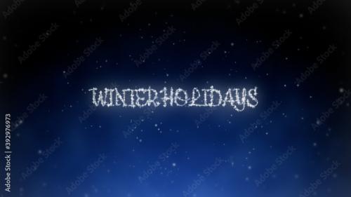 Adobe Stock - Glittering Winter Holiday Title - 392976973